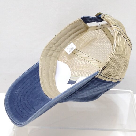 Time and Tru Trucker Baseball Cap Hat Denim Mesh Adjustable Strap Fits Most OSFM - Picture 7 of 10